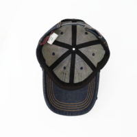 Casquette de baseball en jean avec poche, réglable, style vintage, casquette de camionneur, logo personnalisé, vente en gros