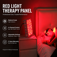 Panneau de luminothérapie rouge de qualité médicale 395W, 8 longueurs d'onde 630-1060nm, LED à haute irradiance pour clinique, modèle sur pied