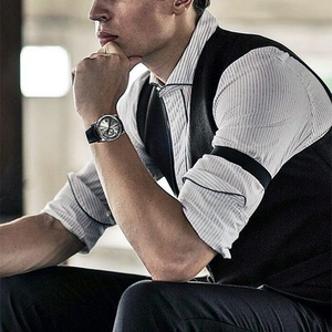 Bretelles <span class=keywords><strong>de</strong></span> manches <span class=keywords><strong>de</strong></span> chemise élastiques antidérapantes unisexes réglables avec boucle en alliage pour tenue professionnelle - Product Image 1