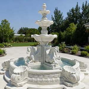<span class=keywords><strong>Fontana</strong></span> Classica in Marmo Bianco a Forma di Cavallo MILY per Decorazione di Cortili e Giardini di Ville - Product Image 2
