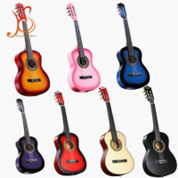 34 Inch Classical Guitar 6 Strings Kids Bingnner Starter Wooden Acoustic Guitar With Bag Tuner Picks Gif Kit Musical Instrument
