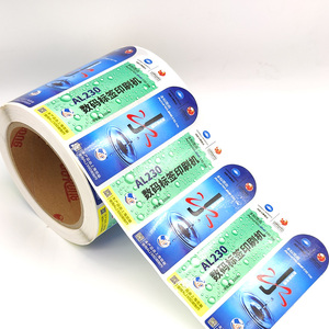 Hình dạng tùy chỉnh đôi bên in không thấm nước Bopp nước giải khát chai nhãn Pet đôi bên in nhãn nước ở dạng cuộn - Product Image 2