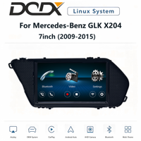 Pour Mercedes-Benz GLK X204 GLK250 GLK300 GLK350 2008-2015 NTG4.0/4.5 7" Système Linux, CarPlay Android Auto Radio multimédia pour voiture