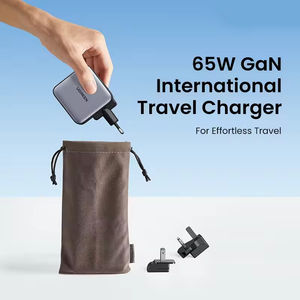 Adaptador de Viaje UGREEN GaN de 65 W, Cargador de Teléfono de Viaje para EE. UU., UE y Reino Unido, Cargador de Viaje Todo en Uno con 1 Puerto USB y 2 Cargadores de Pared Tipo C - Product Image 4