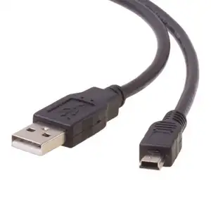 Wholesale Black 1.2m 1.5m 1m 24awg 2c 5v 2a Usb To Mini Usb Cable Wire For Camera Dash Cam
