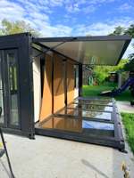 Conteneur mobile de luxe isolé et extensible, maison préfabriquée pour bureau à domicile, chambre, appartement, atelier, usage professionnel