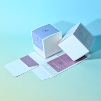 Boîtes d'emballage personnalisées en papier rose artistique imperméable, multi-tailles, en forme de cœur ou carrées, avec fenêtre, nœud et doublure en soie, pour bijoux, maquillage, cils, pâtisserie