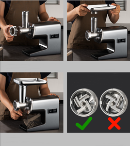 Электрическая настольная мясорубка-слайсер из нержавеющей стали для приготовления колбас, для домашней кухни, для набивки колбас - Product Image 6