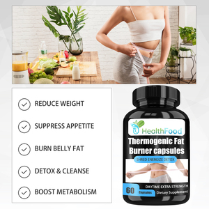 Capsules Thermogéniques Brûle-Graisses Directes d'Usine avec Poudre de Vinaigre de Cidre de Pomme pour Maintenir les Muscles - Product Image 6