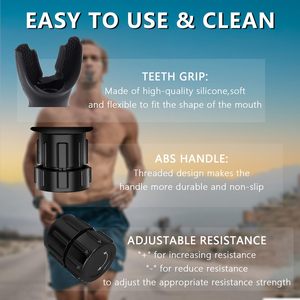 Nhỏ đào tạo Silicone xách tay có thể điều chỉnh sức đề kháng hô hấp Công suất cơ quan Ngôn Luận tập thể dục phổi thở huấn luyện viên - Product Image 5