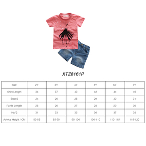 Set di abbigliamento per bambini all'ingrosso <span class=keywords><strong>vestiti</strong></span> estivi per bambini <span class=keywords><strong>eleganti</strong></span> alla moda Set di abbigliamento per bambini - Product Image 2
