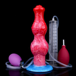 Grote opblaasbare monsterdildo met jetfunctie, unisex anaal speeltje met krachtige zuignappen, 100% waterdicht & zacht - Product Image 3