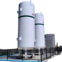 Tecnología de aislamiento avanzado ZNZH Tanque de oxígeno líquido 10M3 Temperatura baja confiable con recipiente de presión central y bomba