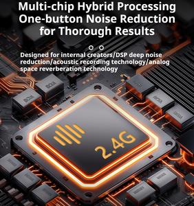 Micrófono Lavalier Inalámbrico 2.4G Mini Ligero con Clip para Grabación de Entrevistas de Periodistas - Product Image 4