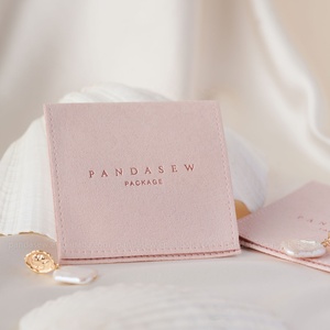 PandaSew Custom logo Microfiber <b>Envelope</b> Jewelry Packaging <b>Gift</b> Pouch Jewelry Bag - Product Image 3