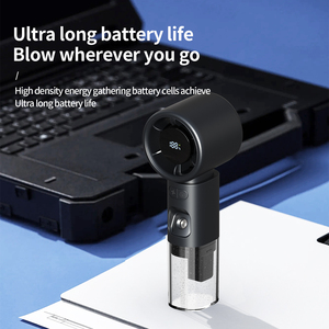 Travel & Office High Power Digital Display, Quiet Operation & Overcurrent Protection Handheld Cooling Fan with Water Tank - Product Image 4