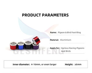 Anello di uccelli di piccione fasce per piedi di piccione canarino Tag fornitore della cina eccellente belgio Racing // b - Product Image 6
