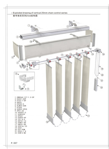 Support mural pour rideaux, 1 pièce, accessoires avec rail, pour stores, stores verticaux, <span class=keywords><strong>volet</strong></span> - Product Image 4