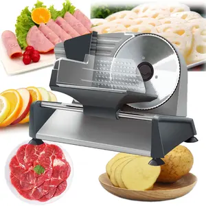 Lotus root Slicer Cutting Frozen Beef Bulls Brisket Cold Meat bacon ham slicing Machine Brisket Meat Stripper Machine