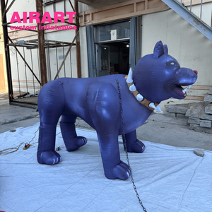 Gigante aterrador inflable demonio perro inflable perro Animal Halloween embrujado espeluznante atmósfera Decoración - Product Image 5