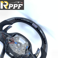 Volant en fibre de carbone forgé de haute qualité avec LED et palettes de changement de vitesse pour BMW i8 - Vente chaude RPPF