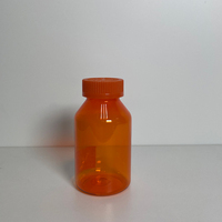 Bouteille en plastique PP PET pour médicaments de 150 ml, 180 ml, 300 ml, avec bouchon à vis, impression sérigraphique pour l'emballage de pilules et de capsules, logo personnalisé