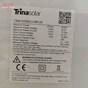 Entrepôt UE <span class=keywords><strong>Trina</strong></span> <span class=keywords><strong>505W</strong></span> Panneaux solaires <span class=keywords><strong>Trina</strong></span> TSM-505NEG18R Tsm-Neg18R.<span class=keywords><strong>505W</strong></span> <span class=keywords><strong>Trina</strong></span> Panneau PV Système solaire en stock - Product Image 4