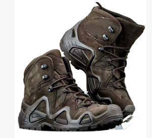 DFLW01 Coffee Brown Sage Green Black Coyote Brown High Quality Tactical <b>Boots</b> No logo Customized <b>hiking</b> shoes - Product Image 5