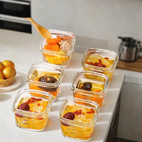 Mini-boîte à lunch en verre chauffable pour bébé, bol pour aliments complémentaires, cuisson au micro-ondes, stockage quantitatif, conservation scellée