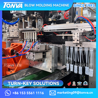Machine de soufflage par extrusion à 6 cavités haute performance pour laboratoire, 3,5 ml, HDPE PP, PLC, automatique, électrique