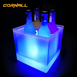 Étanche 8L led <span class=keywords><strong>vin</strong></span> <span class=keywords><strong>de</strong></span> marque seau à glace/glace cube moule seau - Product Image 2