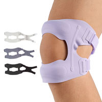 Genouillère Aofit réglable en Spandex et Nylon avec fermeture auto-agrippante pour adultes unisexes - Soutien respirant et antidérapant pour la course et le football