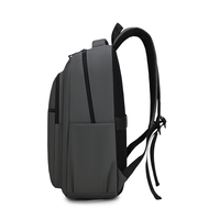 Sac à dos de voyage pour homme grande capacité, double bandoulière, étanche en PU, avec fermeture éclair, design tendance pour les trajets quotidiens et les étudiants