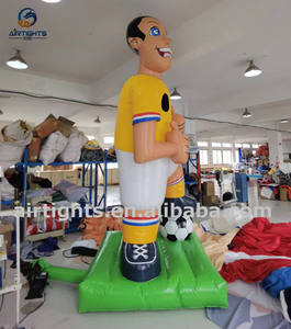 <span class=keywords><strong>Muñeco</strong></span> de Jugador de Fútbol Gigante de Diseño Único Personalizado, Globo de PVC Resistente <span class=keywords><strong>Inflable</strong></span> con Forma de Jugador de Fútbol Holandés - Product Image 2