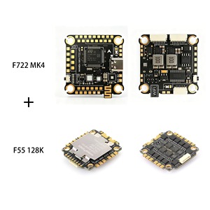 ชุดควบคุมการบิน <span class=keywords><strong>MAMBA</strong></span> MK4 <span class=keywords><strong>F722</strong></span> Betaflight + ชุดควบคุมความเร็ว F55 128K 4-in-1 ESC รองรับ 6S AM32 ประสิทธิภาพสูง สำหรับโดรนแข่ง FPV พร้อม OSD - Product Image 2