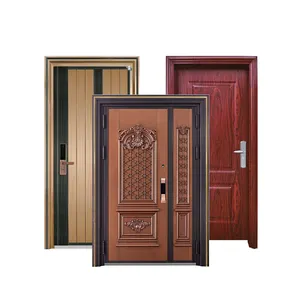 Top Grade Italian Laser Cutting Stainless Steel Security Entry Doors For Sale