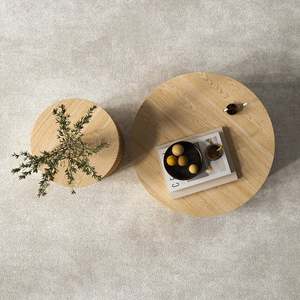 <span class=keywords><strong>Mesa</strong></span> de <span class=keywords><strong>centro</strong></span> de <span class=keywords><strong>barril</strong></span> estriado de nuevo diseño, muebles de sala de estar, <span class=keywords><strong>mesa</strong></span> de té central de madera de roble, almacenamiento de <span class=keywords><strong>mesa</strong></span> de <span class=keywords><strong>centro</strong></span> - Product Image 3