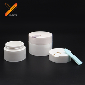 50g 100g Plastic Body Butter Container Jars Eco Friendly Pcr Pp Refillable Cosmetic Face Cream Replaceable Jar With Spatul