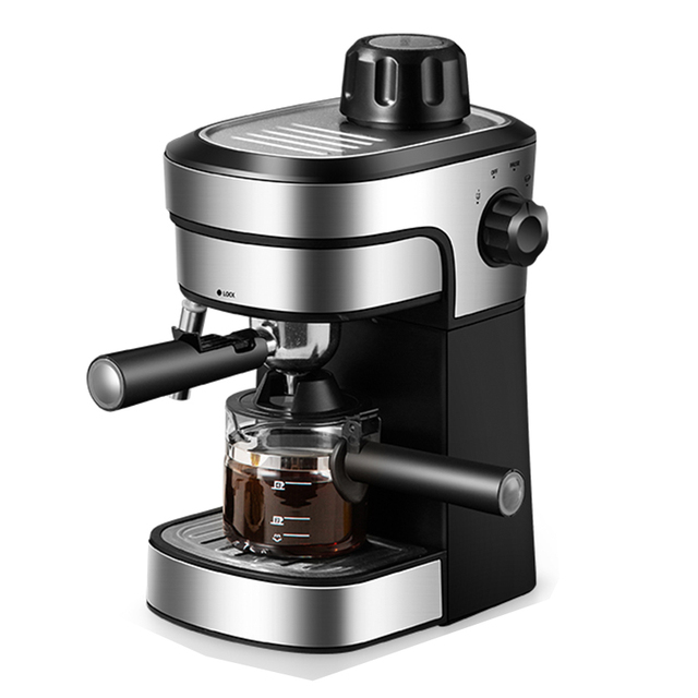 New Model Ready-to-use Espresso Coffee Machine Semi-Automatic Household and Commercial Coffee Machine with Steam Frothing Milk