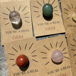 Tarjeta de Sanación con Cristales, Regalo Creativo con Forma Irregular y Estilo Pastoral de CN para Todas las Ocasiones - Product Image 3