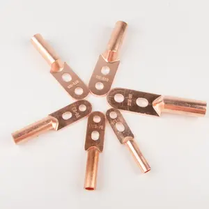 DTL type Copper Electrical Terminal Cable Lug/ Lug terminal T Copper Tube Terminals/ Copper Aluminum Bimetal Cable Lugs