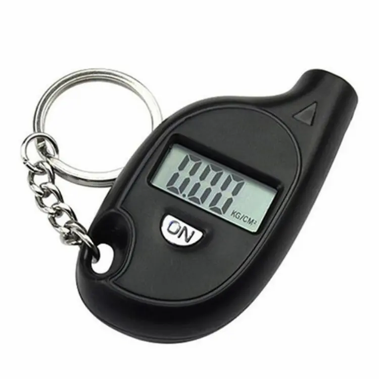 TG16 150psi Mini LCD Digital keychain tire pressure gauge for tyre car truck bicycle