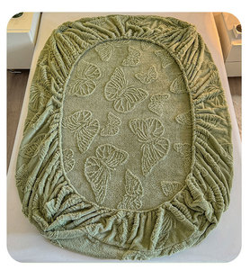 Luxury Ultra-Soft Butterfly Pattern <strong>Flannel</strong> Fleece 100% Polyester Bed Fitted <strong>Sheet</strong> and Pillowcase for Home Use - Product Image 2