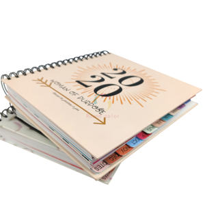 Оптовая продажа, Высококачественная спиральная переплетная ткань A5, дневник с логотипом, журнал в твердом переплете, планировщик, печать книг на заказ - Product Image 5