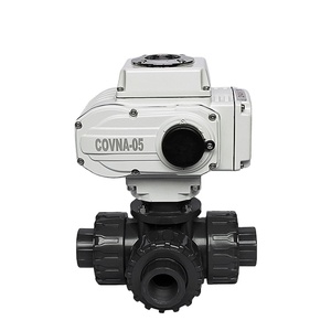 Venta de Liquidación COVNA B2B, Válvula de Bola Eléctrica Motorizada de PVC de 50 mm, de Tres Vías, Roscada, 12V - Product Image 2