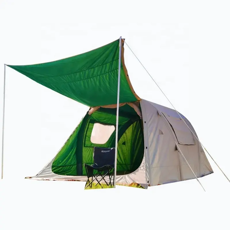 Yatuzhuofan הפופולרי ביותר באיכות גבוהה אוהלי קמפינג חיצוני משפחה עמיד למים עבור 3-4 אנשים חיצוני יוקרה מתנפח אוהל