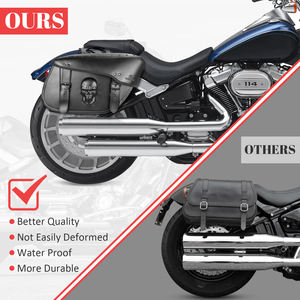 Haute qualité YINGSI grande capacité étanche <span class=keywords><strong>moto</strong></span> cuir sacoche propre moule accepter la personnalisation des étiquettes personnelles - Product Image 5