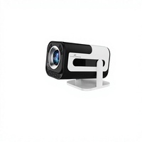 Mini projecteur LCD portable JY320 280ANSI 720P Max 4K Wi-Fi6 BT5.0 avec haut-parleur HiFi intégré pour systèmes de cinéma maison