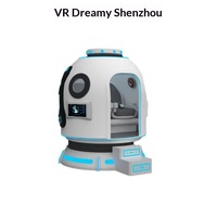 Simulador de Helicóptero VR Autónomo con Cabina de Vuelo, Simulador de Vuelo con Movimiento para el Hogar, Escuela, Guardería, Opción de Juego al Aire Libre