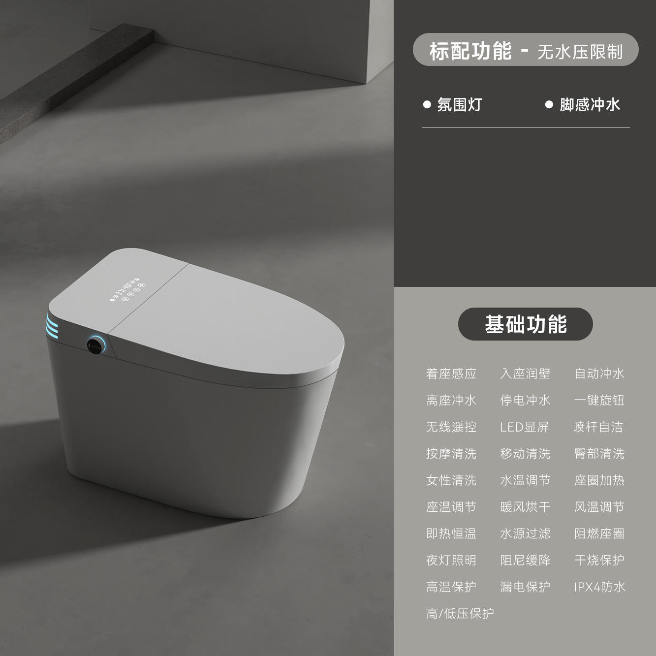 [Estándar] Sin límite de presión de agua (nota sobre el orden de distancia del pozo)